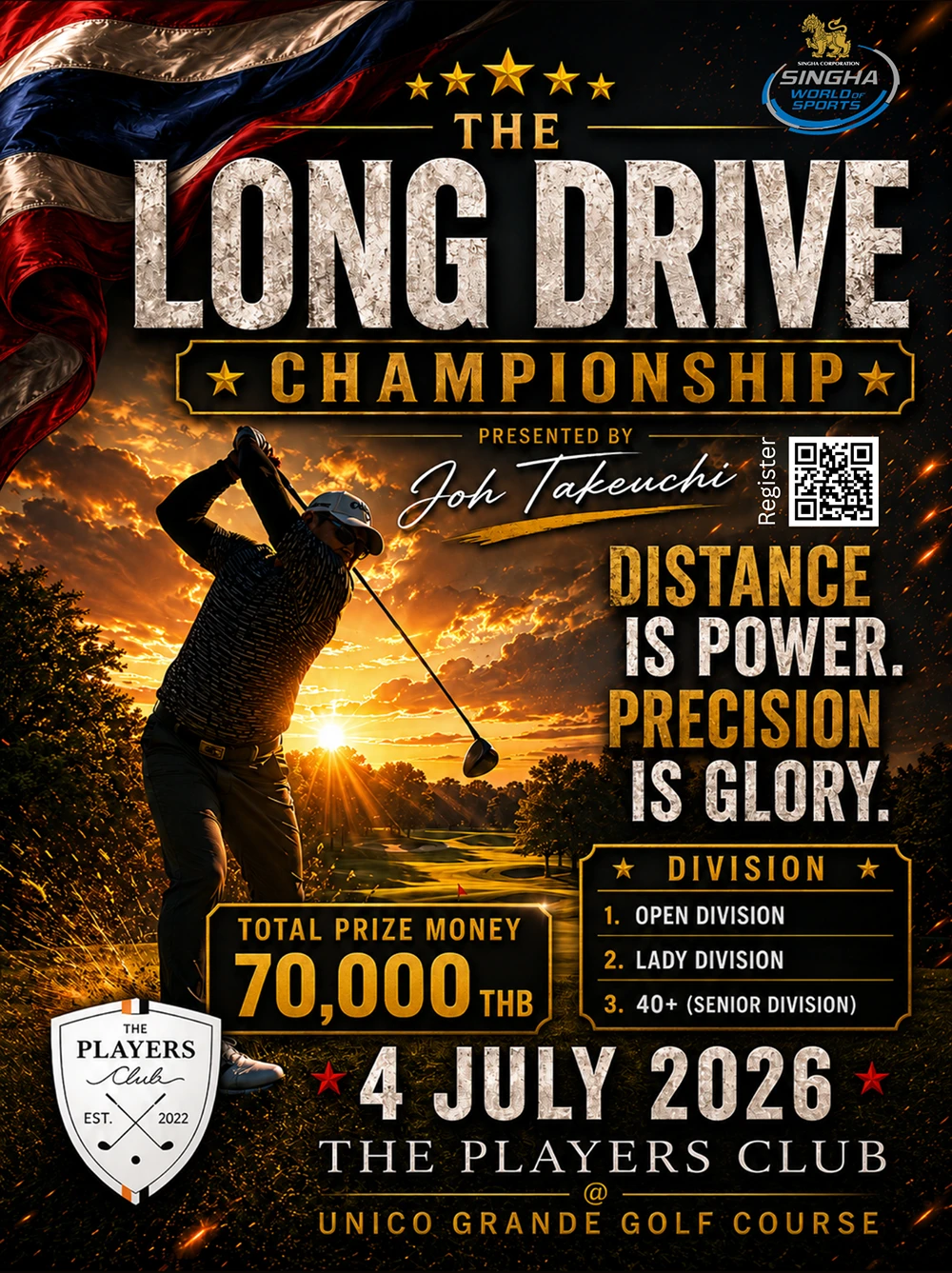 Long Drive Golfer